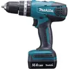 Image de Makita Perceuse visseuse Ã  percussion 14,4 Volts Li-Ion 1,3 Ah diamÃ¨tre 10 mm modÃ¨le HP347DWE