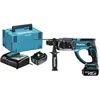 Image de Perfo-burineur MAKITA DHR202RMJ SDS-Plus 18V Li-Ion (2x4Ah) Ã 20 mm