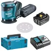 Image de Ponceuse Excentrique MAKITA DBO180RTJ 125 mm Ã  Batteries LXT 18 V (2 x 5,0 Ah)
