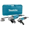 Image de Makita Pack meuleuses Ensemble de 2 machines (9558HNRG + GA9020)