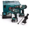 Image de Pack 2 outils MAKITA DLX2145TJ (Perceuse DHP458Z + visseuse MAKITA DTD152Z) 18 V LXT Li-Ion (2 x 5 Ah)