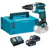 Image de Makita DFS251RTJ visseuse Ã©lectrique et visseuse Ã  percussion 2500 tr/min Noir, Bleu et Argent