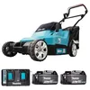 Image de Makita Tondeuse Ã  gazon 2x18V/4Ah, avec 2 batteries et chargeur DC18RD - DLM382PM2
