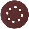 Image de Disque abrasif MAKITA Ã 125mm Red velcro avec 8 trous - Grain - Grain 40