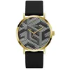 Image de Guess G Bossed Montre Homme Acier DorÃ© Silicone Noir Gw0625g2