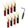 Image de Audioquest Fourche SureGrip 100 Gold - Fourche (lot de 8)