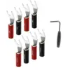 Image de Audioquest Fourche SureGrip 100 Silver - Fourche (lot de 8)