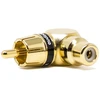 Image de ADAPTATEUR COUDÉ RCA FEMELLE / MLE - Adaptateurs RCA coudé