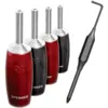 Image de Audioquest 507 Series Banana Silver - Fiche Banane (lot de 4)
