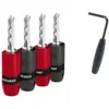 Image de Audioquest Banane SureGrip 300 Silver - Fiches Bananes (lot de 4)