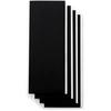 Image de Vinyle Inscriptible Amovible 4 Feuilles 14 x 33 cm Noir