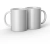Image de Mug en céramique à personnaliser 425 ml 2 pcs