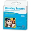 Image de Mounting Squares - 500 Pastilles adhésives double-face - Blanc - colle repositionnable