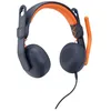 Image de Logitech Zone Learn On-Ear Wired Headset for Learners, USB-A - Ãcouteurs avec micro - sur-oreille - remplacement - filaire - USB-C