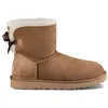 Image de Bottes hiver UGG Mini Bayley Bow II (Chestnut) Femme