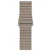 Image de Apple Bracelet En Cuir Gris Sable 44 Mm - Large
