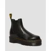 Image de Dr Martens Chelsea Boots Plateformes 2976 En Cuir - Black Polished Smooth - 41