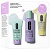 Image de Clinique Kit de soins de la peau en 3 étapes, coffret cadeau Type de peau 2