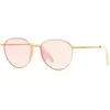Image de Lunette De Soleil Ronde Kenzo DorÃ© - S