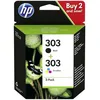 Image de HP 303 (3YM92AE) - Noir + 3 couleurs - Cartouche d'encre - Multipack