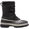 Image de Sorel - Après-skis chauds et imperméables - Caribou M Black/Dark Stone pour Homme en Cuir - Taille 43 - Noir