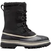 Image de Sorel - Après-skis chauds et imperméables - Caribou M Black/Dark Stone pour Homme en Cuir - Taille 42,5 - Noir