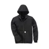 Image de Sweat de travail Ã  capuche - Softshell dÃ©perlant - Wind Fighter - noir XS CARHARTT