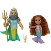 Image de Coffret 2 PoupÃ©es Disney La Petite SirÃ¨ne - Ariel et Triton avec Accessoires