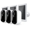 Image de Arlo Essential CamÃ©ra de sÃ©curitÃ© 3 2K, 3 camÃ©ras avec Panneaux Solaires