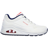 Image de Baskets basses Skechers  Uno Stand On Air 73690-WNVR White/Navy/RED M66603467
