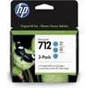 Image de HP 712 (3ED77A) - Cyan - Cartouche d'encre