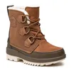 Image de Bottines Casual Sorel Torino Ii Waterproof - Cuir SuÃ©dÃ© Tan Olive Femme - 37