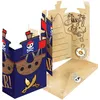 Image de 8 CARTONS DÂINVITATION ENVELOPPES CARTE DE PIRATES