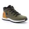 Image de Timberland - Basket Mi-Haute Ã Lacets Pour Homme En Vert Sprint Trekker - Kaki - 41