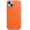 Image de Coque en cuir avec MagSafe pour iPhone 14 Plus Orange en occasion ou reconditionné