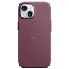 Image de Apple - Coque de protection pour téléphone portable - compatibilité avec MagSafe - microvolume, tissu fin - mûre blanche - pour iPhone 15
