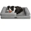 Image de CanapÃ© Pour Chien OrthopÃ©dique, Gris Clair