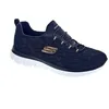 Image de Skechers Summits Leopard Baskets Basses Femme Noir - 40