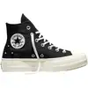 Image de Converse - Chaussures montantes compensées - Chuck Taylor All Star Lift High Black/Black/Egret pour Femme - Taille 38 - Noir