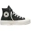 Image de Converse - Sneakers montantes en toile - Chuck Taylor All Star Lift High Black/Egret/Egret pour Femme - Taille 38 - Noir