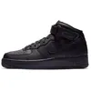 Image de Chaussure Nike Air Force 1 Mid '07 Pour Homme - Noir - 49.5