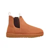 Image de Ugg - Bottines en daim - M Neumel Chelsea Chestnut en Laine - Taille 42 - Marron