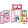 Image de Barbie-Coffret Maison Ã  2 Niveaux, 4 Espaces De Jeu, Pour 2-7 Ans
