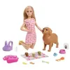 Image de Barbie - Coffret naissance des chiots - PoupÃ©e mannequin - DÃ¨s 3 ans