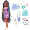Image de Totally Hair Barbie - Barbie Ultra Chevelure Papillons - PoupÃ©e Mannequin - 3 ans et +