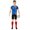 Image de Barbie Barbie-PoupÃ©e Ken Footballeur, Cheveux Courts, nÂ° 10, dÃ¨s 3 ans