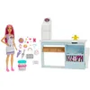 Image de Barbie Barbie-Coffret Barbie et sa PÃ¢tisserie, poupÃ©e Petite 30 cm, 3+