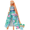 Image de Barbie Extra Fancy Puppe Bl. Kleid M. Bm Hhn14