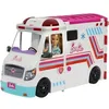 Image de Coffret Barbie VÃ©hicule MÃ©dical avec ambulance et clinique