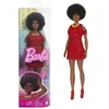Image de Barbie-Fashionistas 221-PoupÃ©e Avec Cheveux Noirs et Robe Rouge